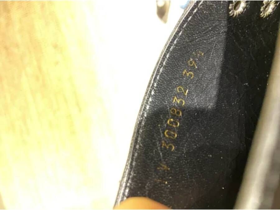 Yves Saint Laurent Vintage Pre-owned Leather boots Black Dames