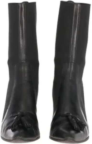 Yves Saint Laurent Vintage Pre-owned Leather boots Black Dames