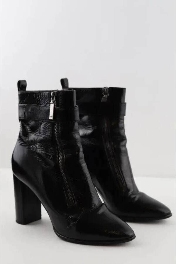 Yves Saint Laurent Vintage Pre-owned Leather boots Black Dames