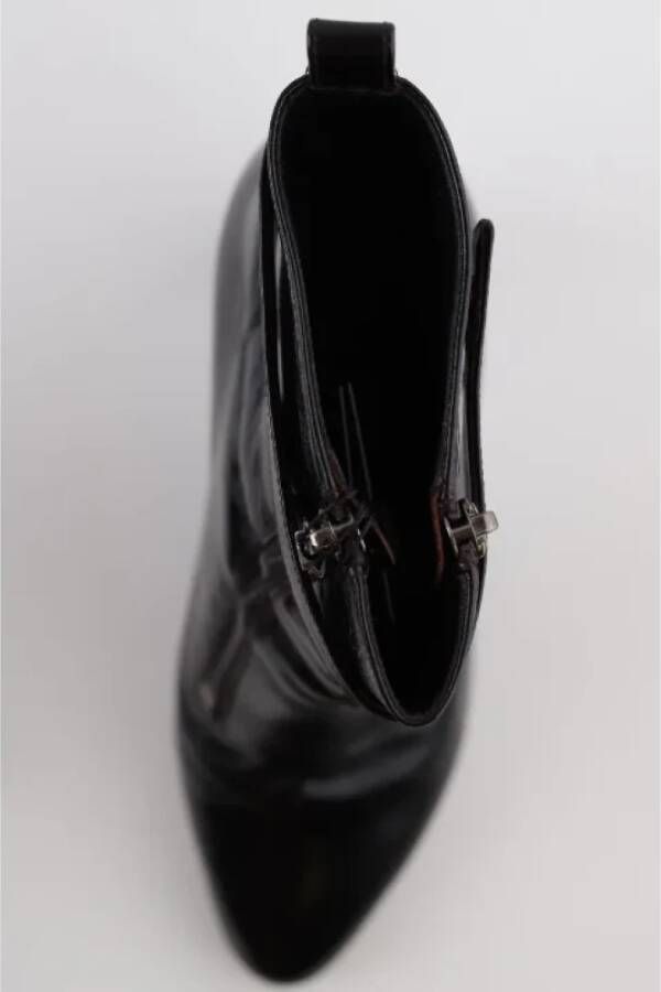 Yves Saint Laurent Vintage Pre-owned Leather boots Black Dames