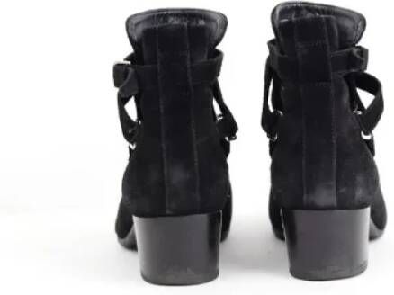 Yves Saint Laurent Vintage Pre-owned Leather boots Black Dames