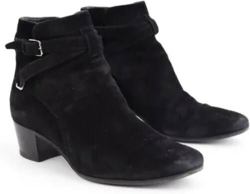 Yves Saint Laurent Vintage Pre-owned Leather boots Black Dames