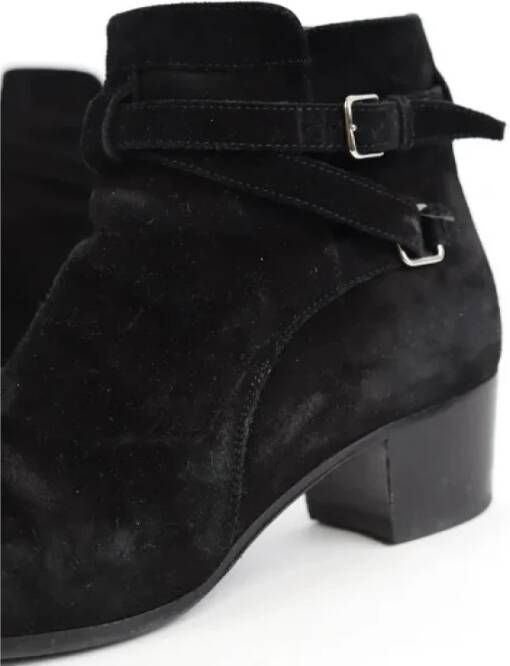 Yves Saint Laurent Vintage Pre-owned Leather boots Black Dames