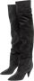 Yves Saint Laurent Vintage Pre-owned Leather boots Black Dames - Thumbnail 2