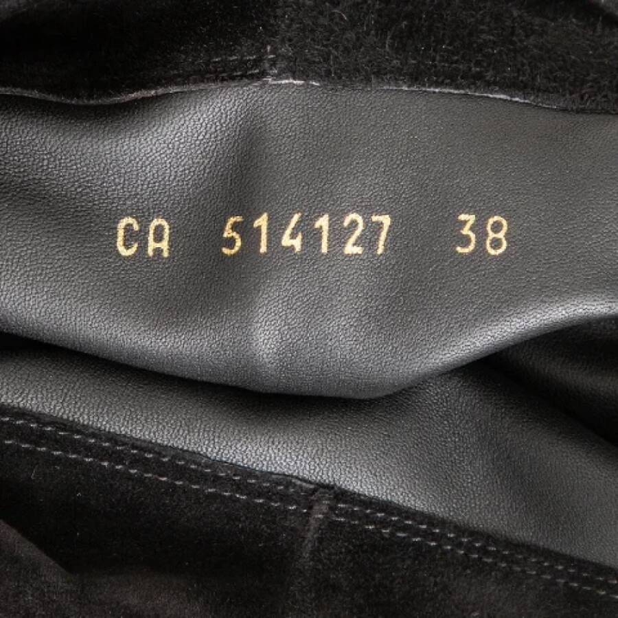 Yves Saint Laurent Vintage Pre-owned Leather boots Black Dames