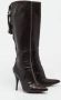 Yves Saint Laurent Vintage Pre-owned Leather boots Brown Dames - Thumbnail 4