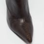 Yves Saint Laurent Vintage Pre-owned Leather boots Brown Dames - Thumbnail 7