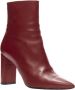 Yves Saint Laurent Vintage Pre-owned Leather boots Red Dames - Thumbnail 2