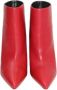 Yves Saint Laurent Vintage Pre-owned Leather boots Red Dames - Thumbnail 3
