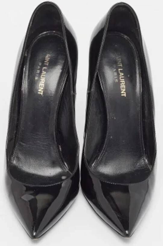 Yves Saint Laurent Vintage Pre-owned Leather heels Black Dames