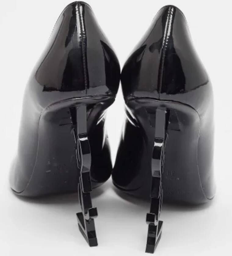 Yves Saint Laurent Vintage Pre-owned Leather heels Black Dames