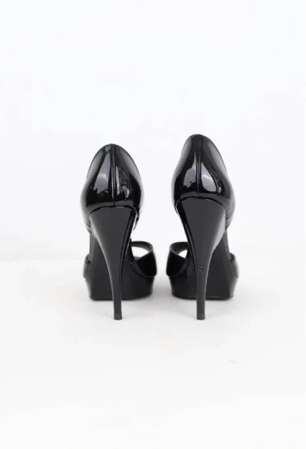 Yves Saint Laurent Vintage Pre-owned Leather heels Black Dames