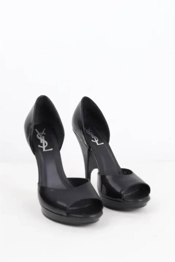 Yves Saint Laurent Vintage Pre-owned Leather heels Black Dames
