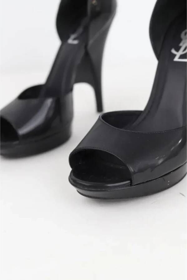 Yves Saint Laurent Vintage Pre-owned Leather heels Black Dames