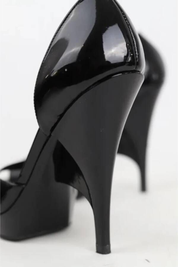 Yves Saint Laurent Vintage Pre-owned Leather heels Black Dames