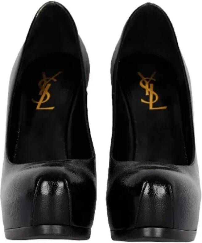 Yves Saint Laurent Vintage Pre-owned Leather heels Black Dames