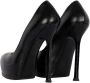 Yves Saint Laurent Vintage Pre-owned Leather heels Black Dames - Thumbnail 3