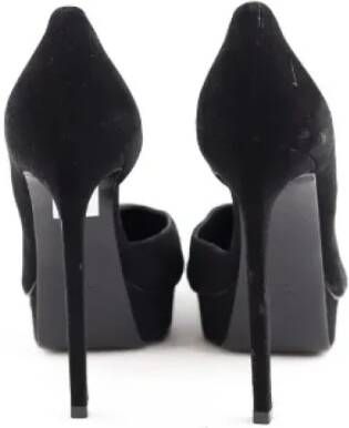 Yves Saint Laurent Vintage Pre-owned Leather heels Black Dames