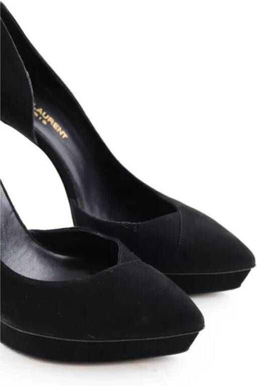 Yves Saint Laurent Vintage Pre-owned Leather heels Black Dames