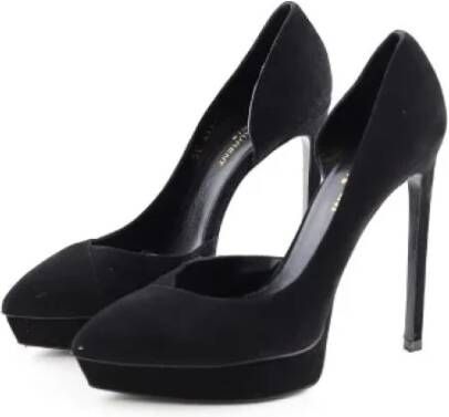 Yves Saint Laurent Vintage Pre-owned Leather heels Black Dames