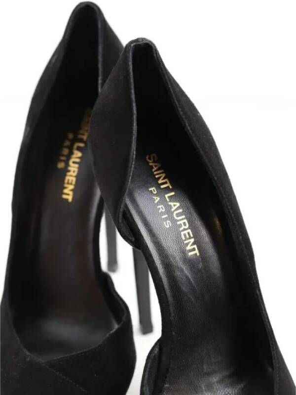 Yves Saint Laurent Vintage Pre-owned Leather heels Black Dames