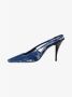 Yves Saint Laurent Vintage Pre-owned Leather heels Blue Dames - Thumbnail 2