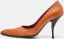 Yves Saint Laurent Vintage Pre-owned Leather heels Brown Dames - Thumbnail 2