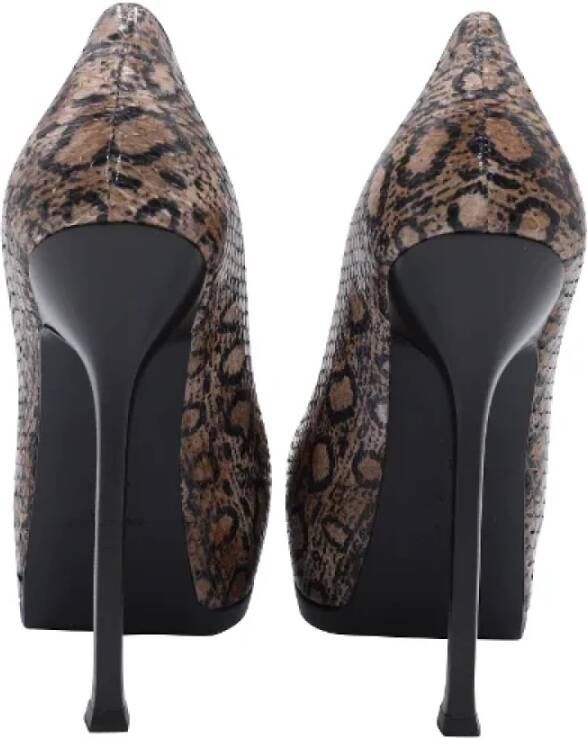 Yves Saint Laurent Vintage Pre-owned Leather heels Multicolor Dames
