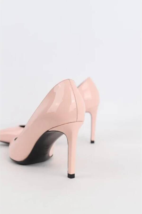 Yves Saint Laurent Vintage Pre-owned Leather heels Pink Dames