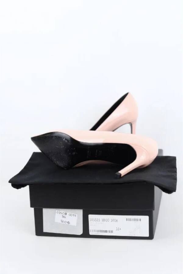 Yves Saint Laurent Vintage Pre-owned Leather heels Pink Dames