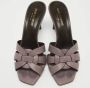 Yves Saint Laurent Vintage Pre-owned Leather heels Purple Dames - Thumbnail 3