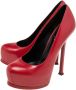 Yves Saint Laurent Vintage Pre-owned Leather heels Red Dames - Thumbnail 3