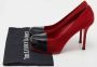 Yves Saint Laurent Vintage Pre-owned Leather heels Red Dames - Thumbnail 9