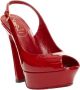 Yves Saint Laurent Vintage Pre-owned Leather heels Red Dames - Thumbnail 2
