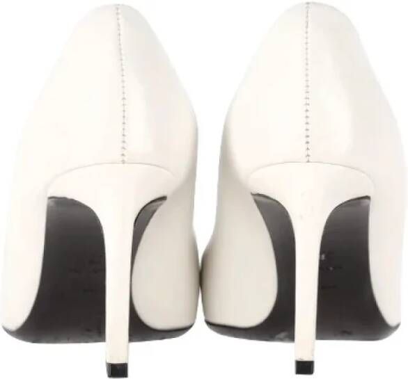 Yves Saint Laurent Vintage Pre-owned Leather heels White Dames