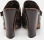 Yves Saint Laurent Vintage Pre-owned Leather mules Brown Dames - Thumbnail 5