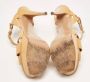 Yves Saint Laurent Vintage Pre-owned Leather sandals Beige Dames - Thumbnail 6