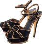 Yves Saint Laurent Vintage Pre-owned Leather sandals Black Dames - Thumbnail 3