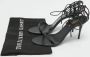 Yves Saint Laurent Vintage Pre-owned Leather sandals Black Dames - Thumbnail 9