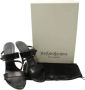 Yves Saint Laurent Vintage Pre-owned Leather sandals Black Dames - Thumbnail 10