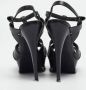 Yves Saint Laurent Vintage Pre-owned Leather sandals Black Dames - Thumbnail 5