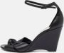 Yves Saint Laurent Vintage Pre-owned Leather sandals Black Dames - Thumbnail 2