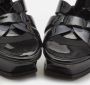 Yves Saint Laurent Vintage Pre-owned Leather sandals Black Dames - Thumbnail 4