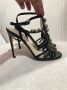 Yves Saint Laurent Vintage Pre-owned Leather sandals Black Dames - Thumbnail 3