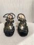 Yves Saint Laurent Vintage Pre-owned Leather sandals Black Dames - Thumbnail 4