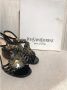Yves Saint Laurent Vintage Pre-owned Leather sandals Black Dames - Thumbnail 8