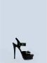 Yves Saint Laurent Vintage Pre-owned Leather sandals Black Dames - Thumbnail 2