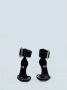 Yves Saint Laurent Vintage Pre-owned Leather sandals Black Dames - Thumbnail 4