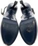 Yves Saint Laurent Vintage Pre-owned Leather sandals Blue Dames - Thumbnail 5