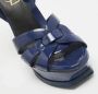 Yves Saint Laurent Vintage Pre-owned Leather sandals Blue Dames - Thumbnail 7